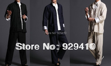 Conjunto de uniforme de artes marciais, roupa de linho e algodão para kung fu tai chi 2024 - compre barato