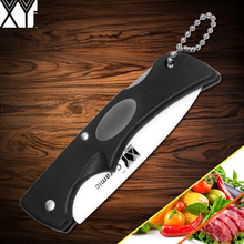 XYJ Brand Outdoor Kitchen Knife Black Handle Folding Ceramic Knife Small Cooking Accessories Best Kitchen Knife 100% Brand New 2024 - buy cheap