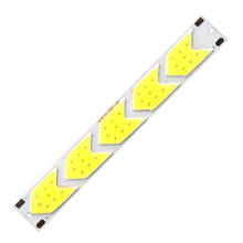 [Sumbulbs] 12V 5W Arrow Shaped LED Light COB Lamp Strip 6500K Pure White 129*17.5mm DIY Dcorative Lighting Signal Lamp Work Bulb 2024 - buy cheap