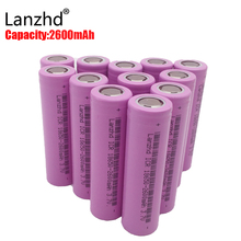 40 pcs baterias 3.7 V li-ion Bateria recarregável 18650 2600 mAh 18650 Bateria recarregável para Lanterna Torch ICR18650-26F 2024 - compre barato