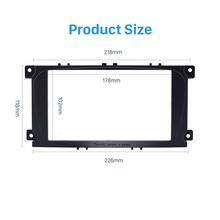 Seicane Perfect Black Double Din Car Radio Fascia Trim Kit for 2007 Ford Mondeo C Max Audio Frame DVD Panel CD Trim Face Plate 2024 - buy cheap