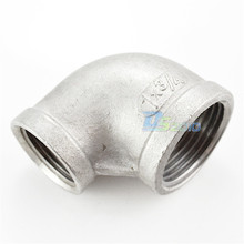 MEGAIRON 1-1/4"X3/4" Female Threaded Elbow Reducer Pipe Fitting 90 Degree SS304 BSP 2024 - buy cheap