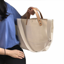 Bolso de compras de lona para mujer, bandolera de viaje, de gran capacidad, a la moda 2024 - compra barato