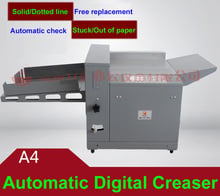 High Quality 110V/220V Automatic Digital Electric Creasing Machine Solid/Dotted line 2024 - buy cheap