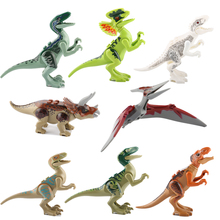 8 шт из фильма «Парк Юрского периода»; Динозаврами парк, строительные блоки, мини-динозавр Tyrannosaurus фигурки Кирпичи Детские игрушки для детей 2024 - купить недорого
