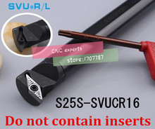 Herramienta de torneado interno, S25S-SVUCR16,95 grados, salidas de fábrica, para VCMT1604, insertar la espuma, barra de perforación, cnc, máquina 2024 - compra barato