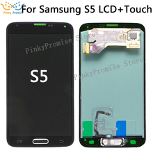 ЖК-дисплей SUPER AMOLED 5,1 дюйма для SAMSUNG Galaxy S5, ЖК-дисплей i9600 G900 G900F G900M G900H SM-G900F, сенсорный экран с дигитайзером 2024 - купить недорого