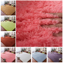 Nordic Solid Pile Large Size Carpet Rug for Living Room Anti-Slip Soft Plush Bedroom Carpets Home Decor Faux Fur Floor Mats 2024 - buy cheap