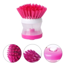 Kitchen Wash Tool Pot Dish Plastic Brush Washing Up Liquid Soap Dispenser Kitchen Cleaning Wash Kit 2024 - buy cheap