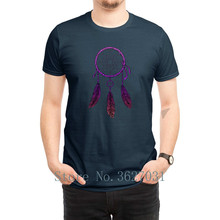 Design Leisure Men T Shirt Dream Catcher Purple T-Shirt Humorous Male Tshirt Breathable Big Sizes Men's Tee Shirt Tee Tops 2024 - buy cheap