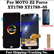 Pantalla LCD probada para Moto Z2 Force, montaje de digitalizador táctil, para Moto Z2 Force XT1789 2024 - compra barato