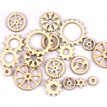 13-40mm 20Pcs Mixed Wheel Gear Wooden Carfts Embellishments For DIY Home Decoration Wood Slices Scrapbooking Handmade M1816 2024 - buy cheap