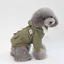 Одежда для собак Толстовка с капюшоном для собак костюм зима теплый хлопок собака пальто куртка маленьких домашних животных товары кошек Чихуахуа 2024 - купить недорого