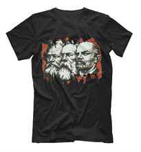 Новая футболка «Ленин Маркс энгел», «Советский Союз», «Ретро Россия», 427813 2024 - купить недорого