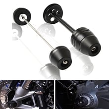 Motorcycle Front Rear Refit Wheel Fork Axle Sliders Cap Crash Falling Crash Protector For BMW R NINE T 2013-2018 Black Silver 2024 - buy cheap