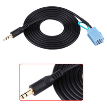 3.5mm Plug Auto Car AUX Audio Cable Adapter For Benz Smart 450 2024 - buy cheap