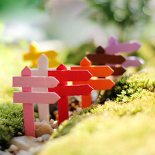 Decoração para casa e jardim, mini cerca de madeira com sinalização em miniatura jardim de fadas decoração de miniaturas paisagismo decoração acessórios faça você mesmo 2024 - compre barato