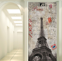 Пользовательские 3D обои, европейский стиль, ностальгическая французская Парижская башня для гостиной, спальни, фоновые настенные виниловые обои 2024 - купить недорого