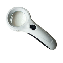 4X LED Illuminated Handheld Currency Detecting Magnifier with 8 white light LED and 1 UV 2024 - buy cheap