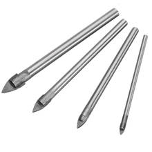 4pcs/lot Ceramic Tile Alloy Metal Drill Bit Power Tool Set 3mm 5mm 6mm 8mm Glass Porcelain Drill Head Opener Bit Tools 2024 - buy cheap