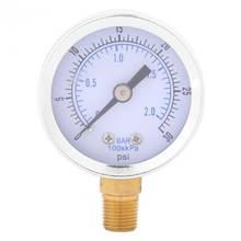 Newstyle 0-30psi 0-2bar Air Compressor Pressure Gauge 1/8" BSPT Thread Hydraulic Gauge Water Oil Manometer Pressure Measure Tool 2024 - buy cheap