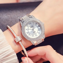 G & D-relojes de lujo para Mujer, pulsera con diamantes de imitación, de cuarzo, estilo romano, 2018 2024 - compra barato