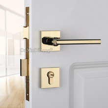 Elegant Luxury European Mute Mortise Door Lock Set Interior Living Room Bedroom Bathroom Silent Split Door Lock With Key/No Key 2024 - buy cheap