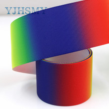 YJHSMY G-181029-1497,38mm 5yards Colorful Ribbons Thermal transfer Printed grosgrain,Gift wrapping DIY Handmade materials 2024 - buy cheap