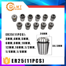 ER25 11PCs 3mm to 16mm clamp set  Range for milling CNC engraving machine tool motor axis 2024 - buy cheap