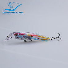 New Arrival!!! 1PC, 5 color to choose! Minnow Fishing Lure Swimbait Minnow Japan Lure camarao artificial Pesca leurre 9cm 12g 2024 - buy cheap