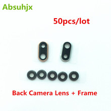 Absuhjx 50pcs Back Camera Lens for iPhone 7 8 Plus X XR XS Max  Rear Camera Cover Lens Frame with Glass Replacement Parts 2024 - buy cheap