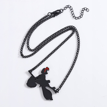 Best Trendy KiKis Delivery Service Necklace Pendant Miyazaki Anime Black Chain Enamel Necklaces Pendants Girl Boy Gift Jewelry 2024 - buy cheap