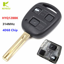 Keyecu chave de carro remota de substituição 4d68, chave fob 314mhz com escalas 4d68 para lexus ls430 2001-2006 sc430 2002-2009: hyq12bbk 2024 - compre barato