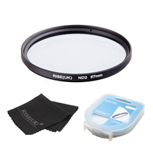 RISE(UK) 67 mm Camera Filter Neutral Density 67mm ND2 Filter For Sony Nikon  Camera lens with case & clean cloth 2024 - buy cheap