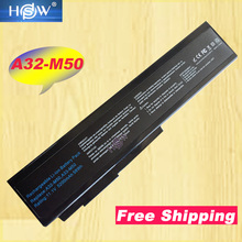 HSW 6 Сотовый Аккумулятор для ноутбука ASUS N53 A32 M50 M50s N53S N53SV A32-M50 A32-N61 A32-X64 2024 - купить недорого