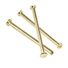 10pcs M5*65  Plated Copper Account Screw Rivet /Book Screw / Album Sample Book Docking Cook Pin M5 Hardware 2024 - buy cheap