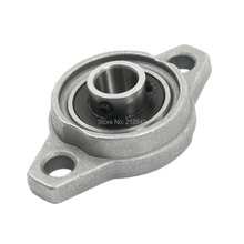 Insert 10mm Dia FL000 Metal Two Bore Pillow Flange Block Bearing 2024 - buy cheap