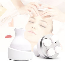 Masajeador de cabeza eléctrico inalámbrico de mano shiastu masajeador manual de 4 cabezas masajeador de cuero cabelludo dispositivo para masaje de cabeza y relajación 2024 - compra barato