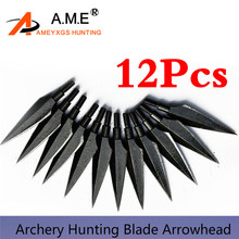 12Pcs 150Gr Archery Traditional Arrowheads Broadheads Arrow Tips Metal Points For Arrow Outdoor Hunting Shooting Accessories 2024 - buy cheap