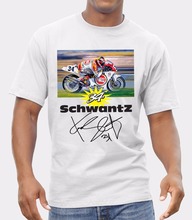 Kevin Schwantz-Camiseta inspirada en el número 34 para hombre, camisa con estampado de logotipo de motorista, camisetas de manga corta con cuello redondo para hombre 2019 2024 - compra barato