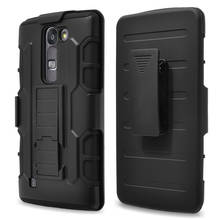 For LG G4C case 3 in 1 Heavy Duty Future Armor Hard Case For LG G4 MINI H525 Belt Clip Stand Back Cover 2024 - buy cheap