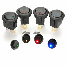 Smart Switch 12V LED/Light Round Rocker ON/OFF Switch for Car/Van/Dash/Boat BLACK cat eye 2024 - buy cheap
