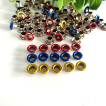luxury special golden blue red 4.5mm DIY scrapbook eyelet and grommet sewing accessories 300pcs/lot 2024 - buy cheap
