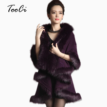Women Faux Fur Coat Long Purple Cardigan Sweater Cape Shawl Spring Knitted Sweater Spring Capes And Poncho 2024 - buy cheap
