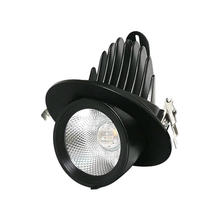 Светодиодный светильник с регулируемой яркостью 10 Вт AC85-265V круглый черный белый светодиодный потолочный светильник для внутреннего освещения 2024 - купить недорого