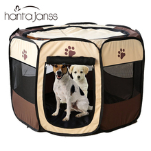 Tent Dog Cage Dog House Pet Bed Portable Pet Cat Tent Playpen Puppy Kennel Easy Operation Octagonal Fence Drop Shipping 2024 - buy cheap