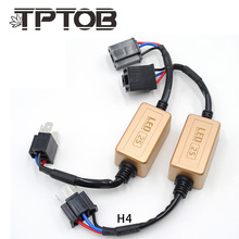 TPTOB-decodificador de Canbus gratis de Error para bombilla LED de coche, adaptador de arnés de cableado, cancelación de advertencia, H4, H7, H11, H13, 9005, 9006 2024 - compra barato