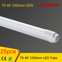 T8 Led Tube 1200mm 25w Led Lamp, High Bright Smd 2835, Input AC85-265V, FEDEX Free Shipping, 25pcs/lot 2024 - buy cheap