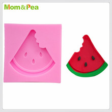 Mom & Pea MPA1861 Melancia Em Forma de Molde de Silicone Bolo Decoração Fondant Bolo 3D Mold Food Grade 2024 - compre barato