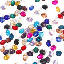 Big Oval Pointback Loose Rhinestone 13x18mm Acrylic Faceted Craft Art DIY Gems Beads For Clothes Decoration Nail Art Stones 2024 - buy cheap